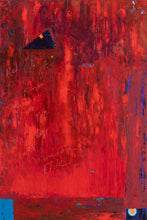 Load image into Gallery viewer, Ron Burkhardt, Crimson Tide, 2022, Mixed media on canvas, 40 x 30 inches, notism artwork
