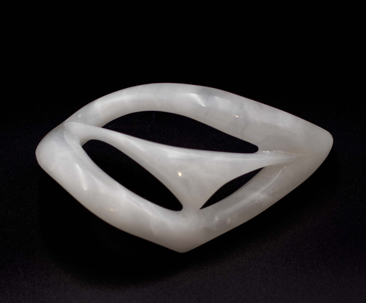 Somers Randolph, Untitled 29, 2021, Italian Ice Alabaster, 2h x 5.50w x 3d inches, stone sculptures for sale