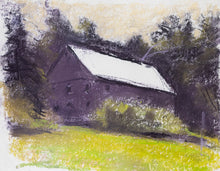 Load image into Gallery viewer, Wolf Kahn, Barn in July, 2009, Pastel on paper, 11 x 14 inches, Wolf Kahn Pastels, Wolf Kahn Pastels for sale, Wolf Kahn Barns
