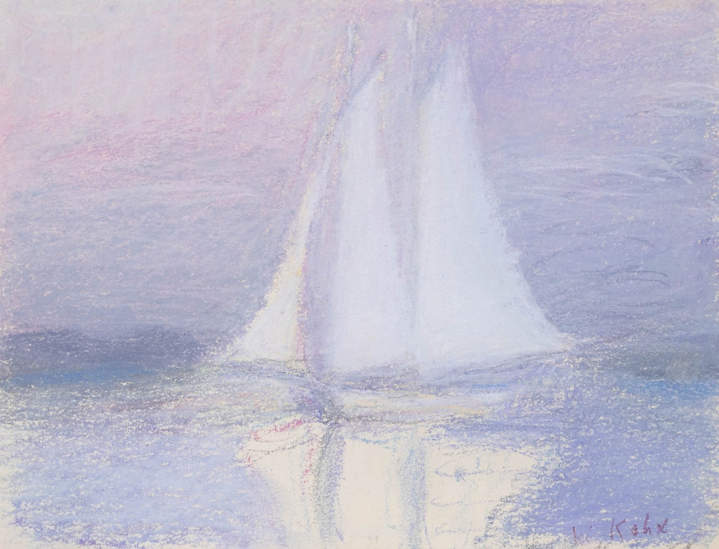 Sailboat off of Martha's Vineyard, 1965