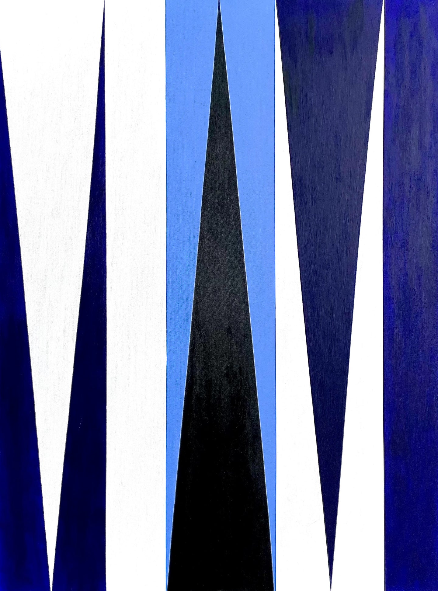 Ron Burkhardt, Miami Blues (Letterscape), 2019, Acrylic painting on Canvas, 40 x 30 inches, contemporary art for sale
